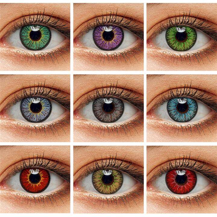 لنزهای رنگی چشم راهی جالب برای تغییر ظاهر و رنگ چشم هستند.